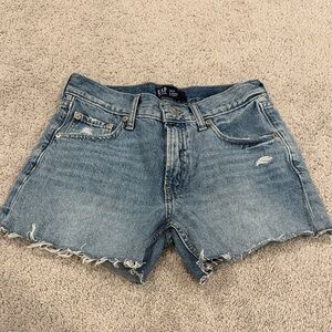 GAP Women's Light Blue Jean Shorts